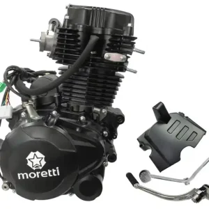 Silnik Moretti pionowy 167FMM, 250cc 4T, 5-biegowy manual czarny Łatwy zwrot
