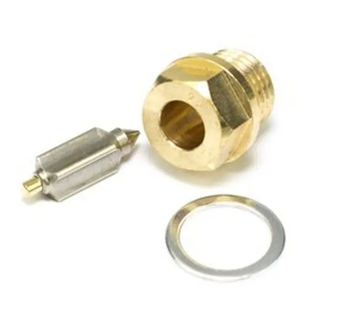 Oferta limitowana Zaworek iglicowy z gniazdem Kawasaki KDX 80, KZ 900; Yamaha YZ 60, YZ 80, YZ 125, RD 250/350 OEM 16030-1004, 23L-14107-25 FVS-407