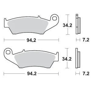 MOTO-MASTER KLOCKI HAMULCOWE KH185 / KH389 SINTER METAL OEM 11 (SINTERPRO RACING) BETA RR 2T 125/200 ‘19-, RR 2T 250/300 ‘13-, RR 4T 350/390 ‘11-‘21, RR 4T 450 ‘05-‘14, HONDA CR 125/250/500R ‘95-‘07, CRF 230F/250R ‘03-‘22, CRF 450R ‘02-‘22, XR 250R Zniżka