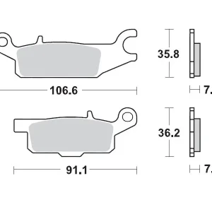 MOTO-MASTER KLOCKI HAMULCOWE KH443 SINTER METAL OEM 11 (SINTERPRO RACING) YAMAHA YFM 700 GRIZZLY PRZÓD-LEWY Oferta