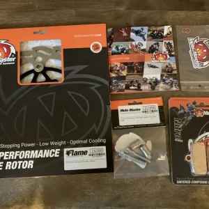 Obniżka ceny MOTO-MASTER PROMOCJA ZESTAW HUSQVARNA TC 85 `14-19, KTM 85 SX `12-19, KTM EBIKE FREERIDE SX/EXC `12-19 ZESTAW TARCZA PŁYWAJĄCA 260MM (112160), ADAPTER, KLOCKI