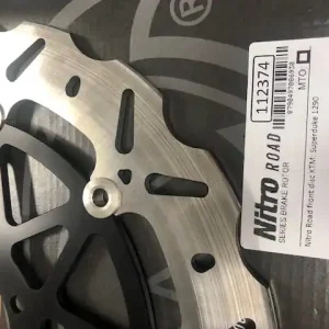 MOTO-MASTER TARCZA HAMULCOWA PŁYWAJĄCA PRZÓD NITRO ROAD (ALUMINIOWY ŚRODEK) KTM 1290/1390 SUPERDUKE, YAMAHA YZF R1 1000 SP (320X64X5) (PATRZ OPIS TOWARU) - tarcze potestowe, przebieg 50km Kup teraz
