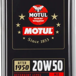 Bezpieczna płatność MOTUL CLASSIC MOTOR OIL 20W50 2L (NA ZAMÓWIENIE)