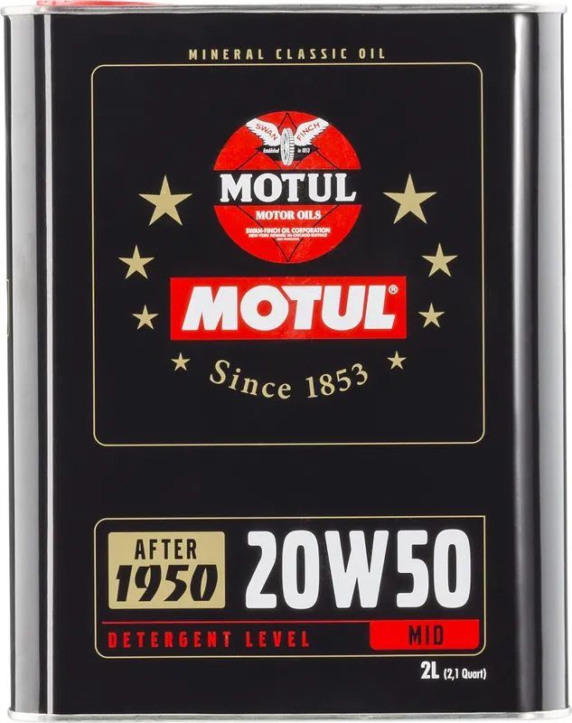 Bezpieczna płatność MOTUL CLASSIC MOTOR OIL 20W50 2L (NA ZAMÓWIENIE)
