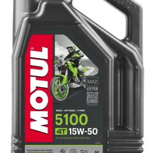 Premium MOTUL OLEJ SILNIKOWY 5100 4T ESTER 15W50 4L