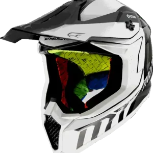 Bezpieczna płatność MT KASK CROSS FALCON WARRIOR B0 GLOSS PEARL WHITE KOLOR BIAŁY/CZARNY ROZMIAR M
