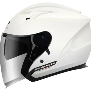 Kup teraz MT PROMOCJA KASK OTWARTY JET Z BLENDĄ AVENUE SOLID GLOSS PEARL WHITE KOLOR BIAŁY POŁYSK ROZMIAR XS