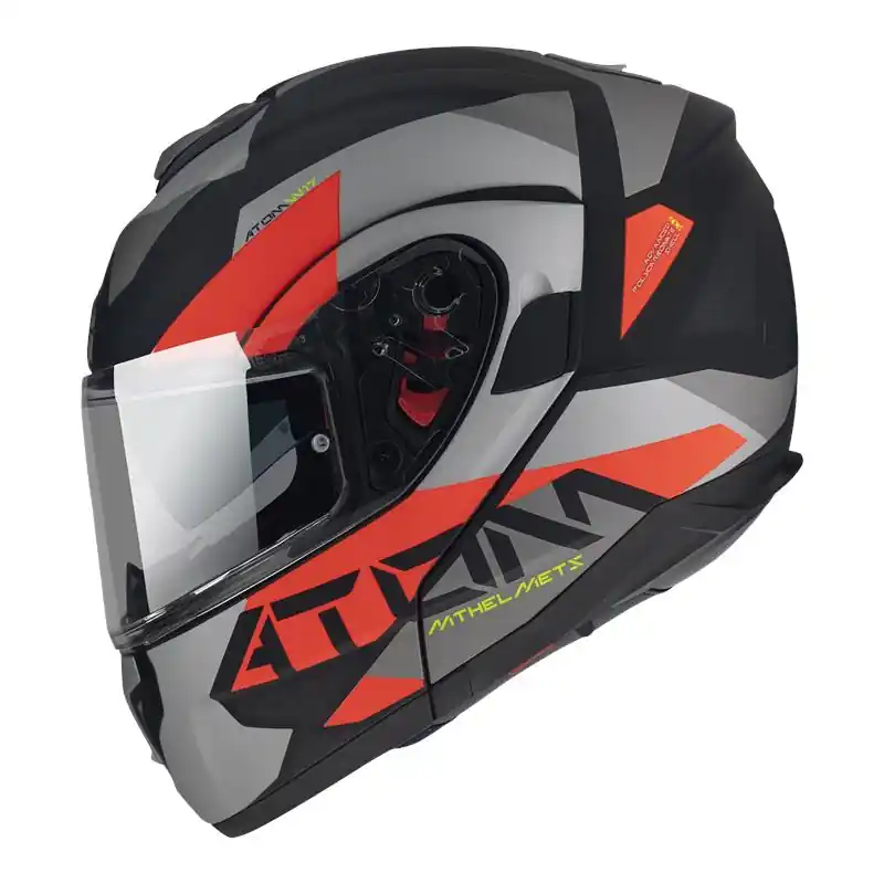 MT WYPRZEDAŻ KASK SZCZĘKOWY FLIP-UP ATOM SV W17 A5 MATT RED Z BLENDĄ KOLOR CZARNY/SZARY/CZERWONY MAT ROZMIAR S Wyjątkowa oferta