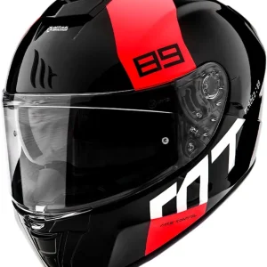 Najlepsza cena MT WYPRZEDAŻ KASK INTEGRALNY BLADE 2 SV 89 B5 GLOSS PEARL RED KOLOR CZARNY/CZERWONY ROZMIAR XXL