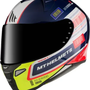 MT WYPRZEDAŻ KASK INTEGRALNY REVENGE 2 RS A0 GLOSS PEARL BLUE KOLOR NIEBIESKI/BIAŁY/ZÓŁTY FLUO ROZMIAR XXL (PRZEŹROCZYSTY WIZJER) Obniżka ceny