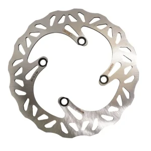 Tylko do końca tygodnia MTX PARTS TARCZA HAMULCOWA TYŁ KAWASAKI KX 125 ‘03-‘08, KX 250 ‘03-‘21, KX 450 ‘06-‘18 KLX 450 ‘07-‘21, KXE 450 ‘10-‘20, SUZUKI RMZ 250 ‘04-‘06 (240X115X) (4X10,5MM) (UŻYWANA PRZEZ COURTNEY DUNCAN)