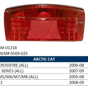 SPI 2024 LAMPA TYLNA SNOW ORAZ ATV ARCTIC CAT (ALL MODELS) ‘05-‘09 (SKUTER ŚNIEŻNY) Wysoka jakość