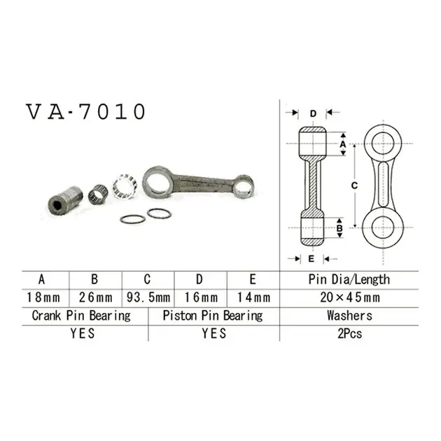 Korbowód Suzuki RM 80 VESRAH VA-7010 Kup online