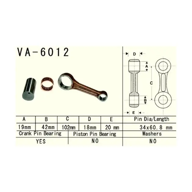 Nie przegap Korbowód Yamaha YZF 426 VESRAH VA-6012